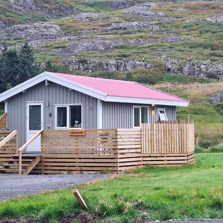 Hvammur 3 Hrakholar With Private Hot Tub Kaldrananes Exterior photo